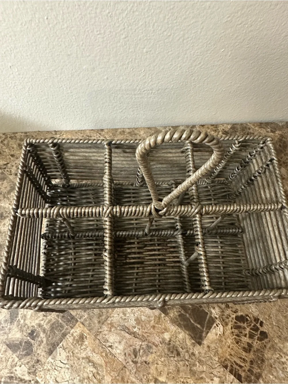 Woven Rectangular Serving Caddy